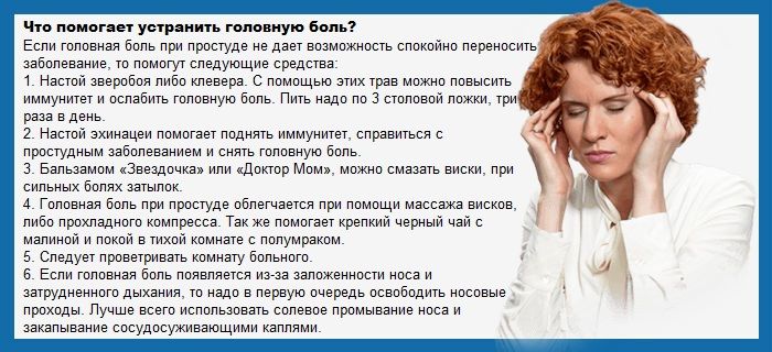 Болит голова кашель нет температуры